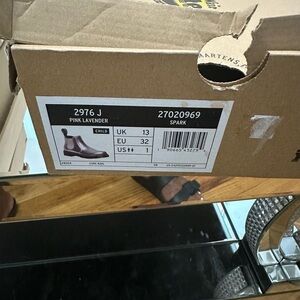 Dr. Martens Kids Spark Pink Lavender Boots